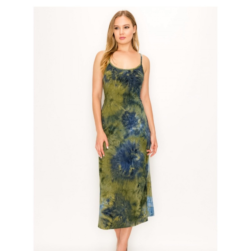 Tie dye midi summer dress. Ultra soft. New with tags. Size small.
